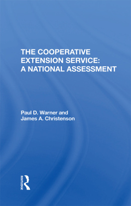 Paul Warner - The Cooperative Extension Service