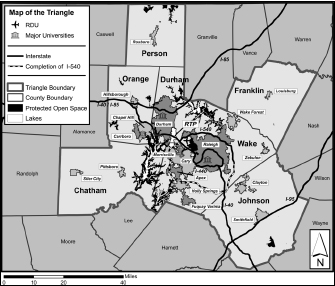 Figure 1 Research Triangle metropolitan area map by Peter Zambito - photo 4