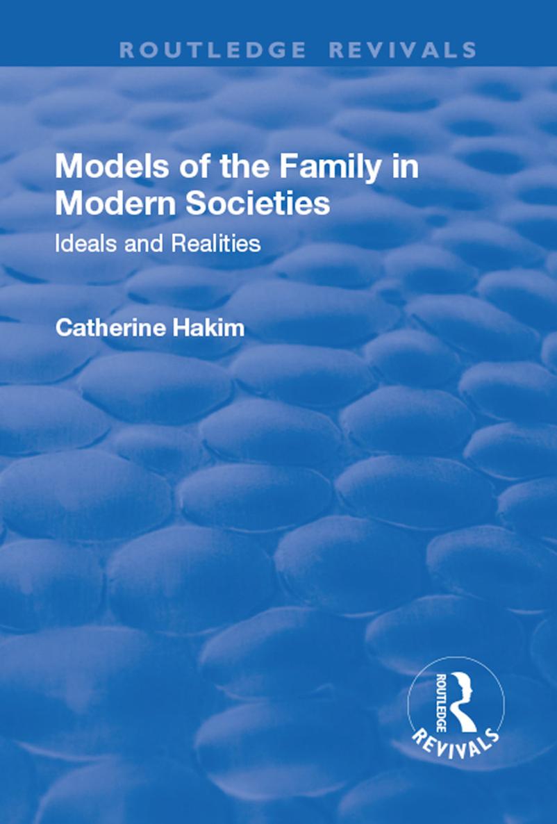 MODELS OF THE FAMILY IN MODERN SOCIETIES This book reports on two comparative - photo 1