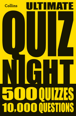 Collins Puzzles Collins Ultimate Quiz Night: 10,000 easy, medium and hard questions with picture rounds