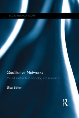 Elisa Bellotti - Qualitative Networks: Mixed Methods in Sociological Research