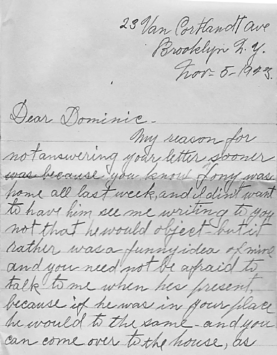 Figure 11 1923 courtship letter from my grandmother to my grandfather In - photo 2