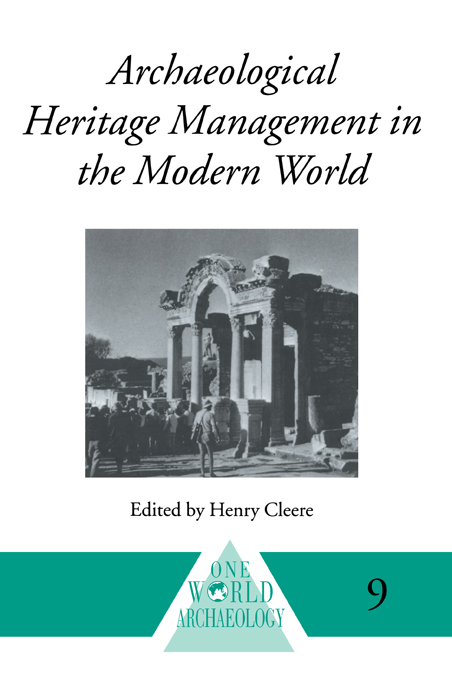 ARCHAEOLOGICAL HERITAGE MANAGEMENT IN THE MODERN WORLD TITLES OF RELATED - photo 1