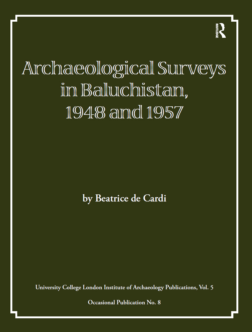 Archaeological Surveys in Baluchistan 1948 and 1957 - image 1