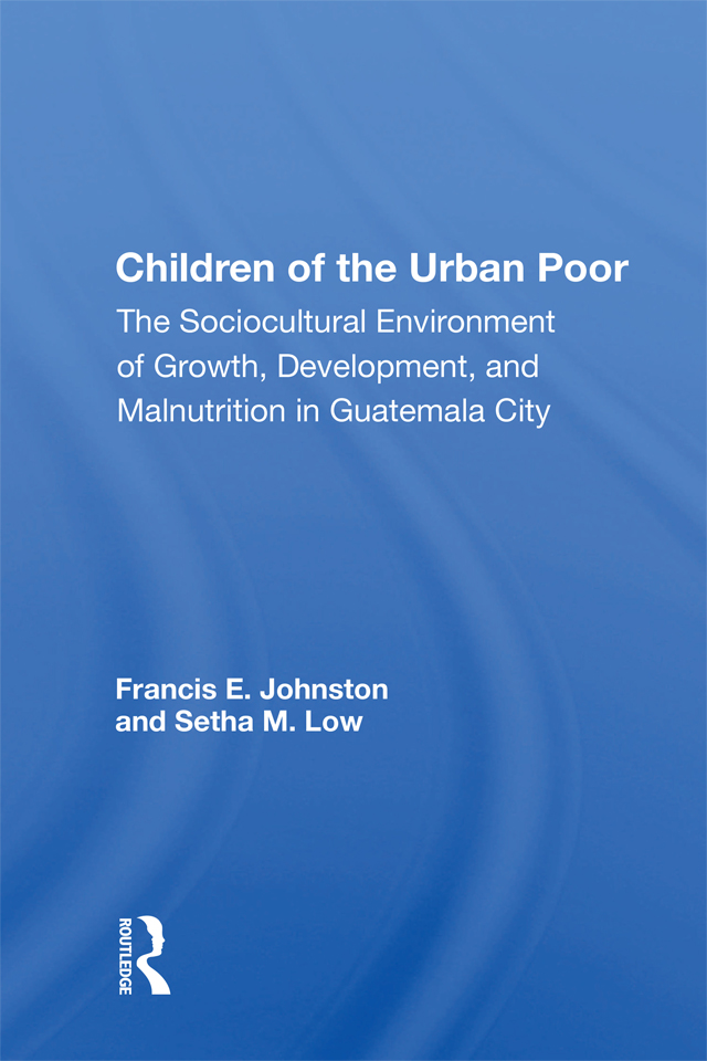 Children of the Urban Poor Children of the Urban Poor The Sociocultural - photo 1