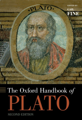 Gail Fine - The Oxford Handbook of Plato