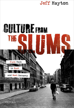 Jeff Hayton - Culture from the Slums: Punk Rock in East and West Germany