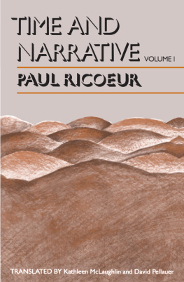 Paul Ricoeur Time and Narrative