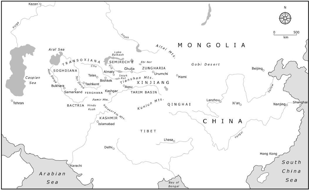 Map 2 Xinjiang China and Central Eurasia This book is a survey history of - photo 4