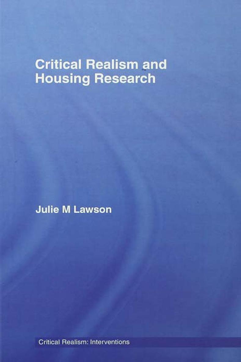 Critical Realism and Housing Research Critical Realism and Housing Research - photo 1