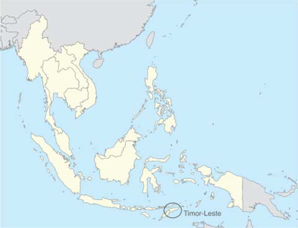 Map Timor-Leste in Southeast Asia Map created by Hariboneagle927 adapted by - photo 2