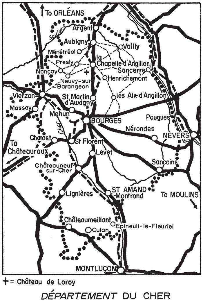 Maps of Cher dpartement La Chapelle and Epineuil Quas-tu fait toi - photo 1