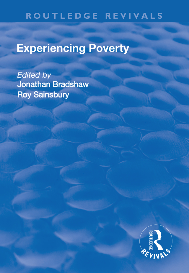 EXPERIENCING POVERTY Studies in Cash and Care Editors Sally Baldwin and - photo 1