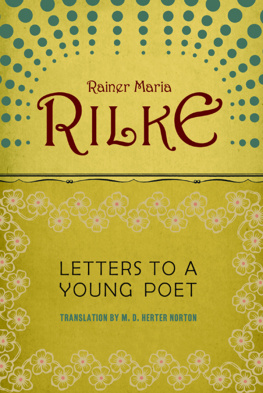 Rainer Maria Rilke Letters to a Young Poet