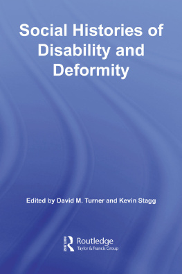David M. Turner - Social Histories of Disability and Deformity