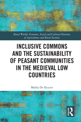 Maïka De Keyzer - Inclusive Commons and the Sustainability of Peasant Communities in the Medieval Low Countries