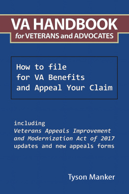 Tyson Manker - Va Handbook for Veterans and Advocates