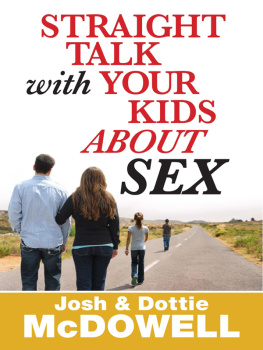 Josh McDowell Straight Talk With Your Kids About Sex