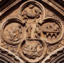 The left lobe of this mid-thirteenth-century quatrefoil at Croyland Abbey - photo 5