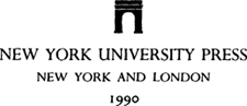 Copyright 1990 by New York University All rights reserved Manufactured in the - photo 1