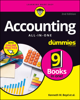 Kenneth W. Boyd Accounting All-in-One For Dummies with Online Practice