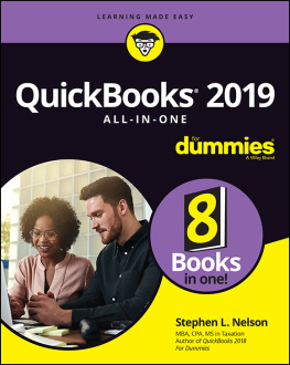 Stephen L. Nelson QuickBooks 2019 All-in-One For Dummies