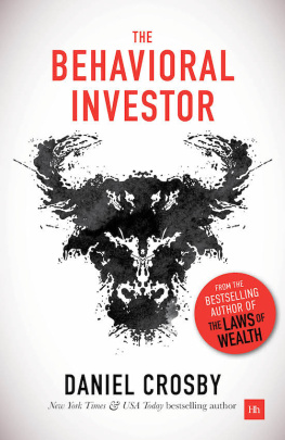 Daniel Crosby The Behavioral Investor