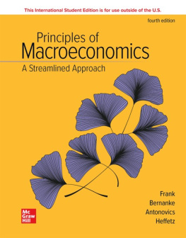 FRANK - Principle of Macroeconomics: A Streamlined Approach