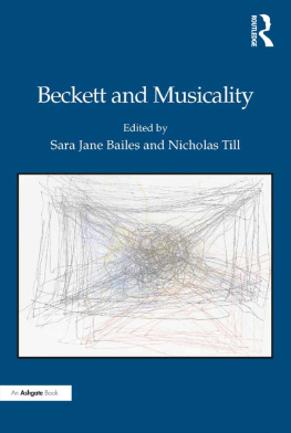 Sara Jane Bailes Beckett and Musicality