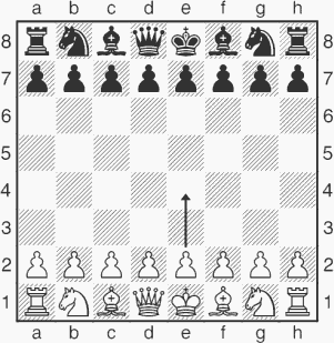 In the diagram above White is about to play the move 1 e4 The indicates the - photo 4