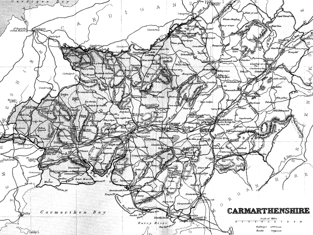 The two large towns of Carmarthen and Llanelli are surrounded by clusters of - photo 5