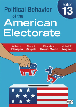 Flanigan William H. Political Behavior of the American Electorate