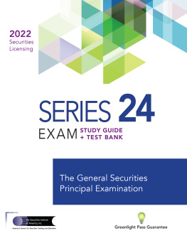 The Securities Institute of America - Series 24 Exam Study Guide 2022 + Test Bank