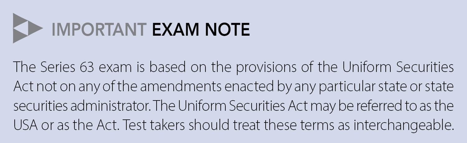 Taking the Series 63 Exam The Series 63 exam is presented in multiple-choice - photo 3