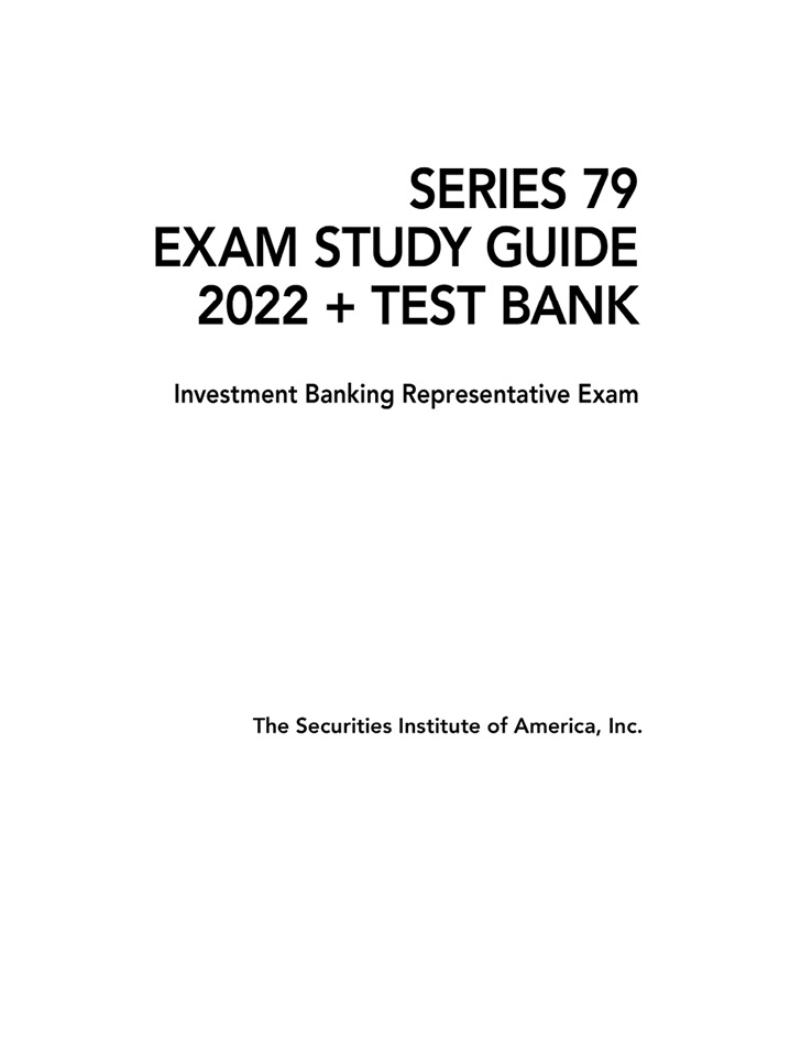 SECURITies INSTITUTE SECURITIES LICENSING SERIES The Securities Institute of - photo 2