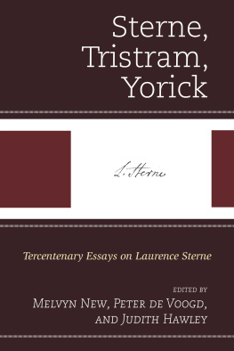Peter de Voogd - Sterne, Tristram, Yorick: Tercentenary Essays on Laurence Sterne