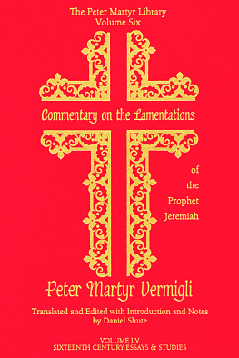 Dan Shute - Commentary on the Lamentations of the Prophet Jeremiah