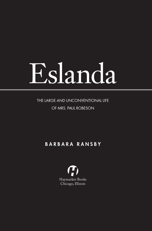 2022 Barbara Ransby First published in 2013 by Yale University Press with - photo 3