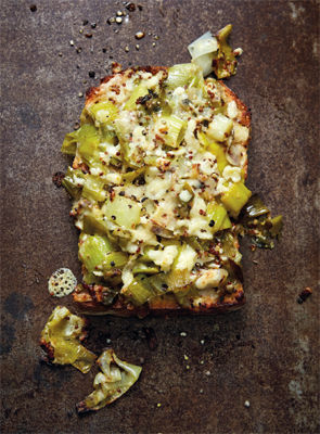 This is a sort of less cheesy more substantial Welsh rarebit Leeks go - photo 4