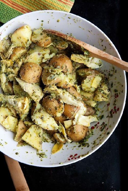 A delicious potato salad with an Italian-flavor infused olive oil dressing that - photo 6