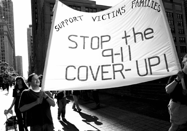 Marchers were among the 500 conspiracy theorists at a two-day Chicago - photo 3