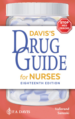 April Hazard Vallerand - Daviss Drug Guide for Nurses