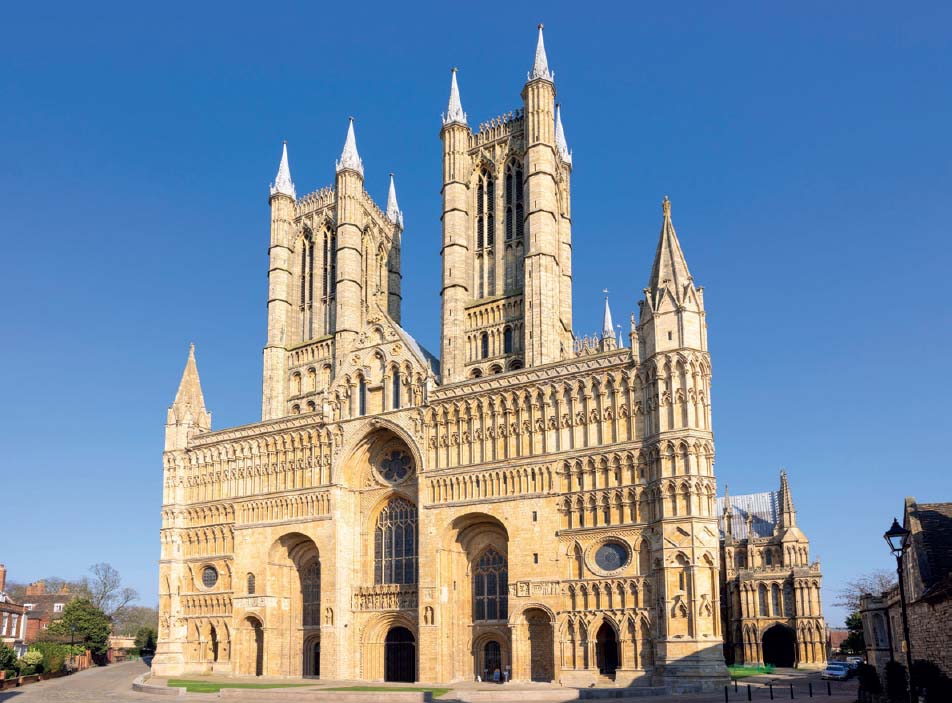 24 Lincoln Cathedral or Lincoln MinsterWest front and Exchequer gate 25 - photo 26