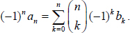 The symmetric version of the binomial transform is used very often In this - photo 8