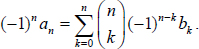 The binomial transform naturally appears in the theory of finite differences - photo 14