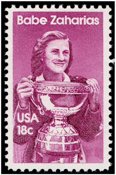 Mildred Babe Didrikson Zaharias stamp JIM THORPE 18871953 He could simply - photo 2