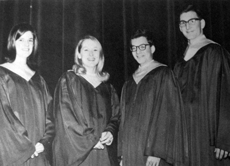 Photo of Meryl Streep as vice-president of the chorus from the 1966 Bernards - photo 2