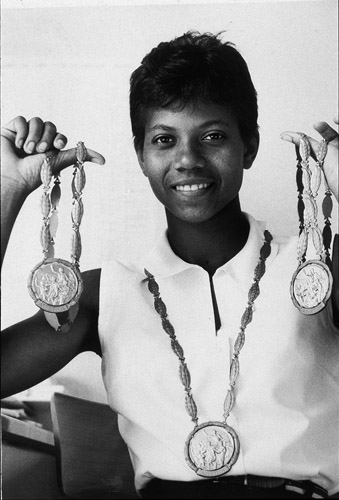 Wilma Rudolph won three gold medals at the 1960 Summer Olympic Games in Rome - photo 1