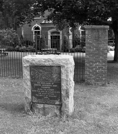 Route marker at Dunham Public Library Whitesboro Author photo Ever since - photo 3