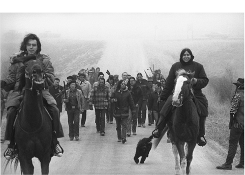 Indian occupiers of Wounded Knee March 13 1972 This Associated Press photo - photo 3